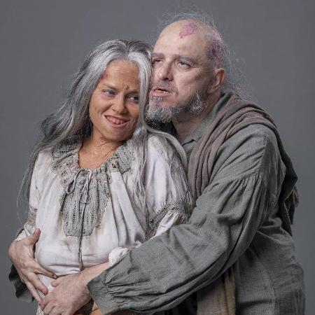 Germana (Vivianne Pasmanter) e Licurgo (Guilherme Piva) de "Novo Mundo" voltam em "Nos Tempos do Imperador" - Paulo Belote/Globo - Paulo Belote/Globo