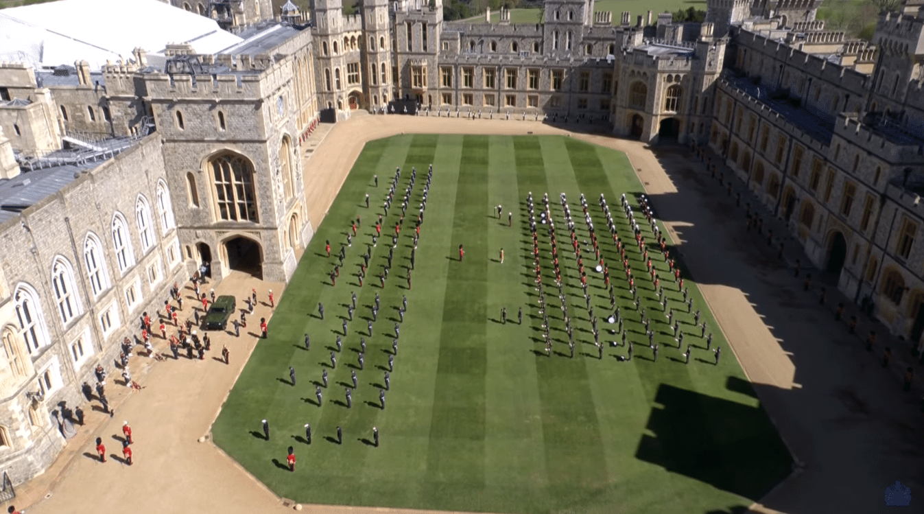 Funeral do príncipe Philip no Castelo de Windsor - Reprodução / Youtube