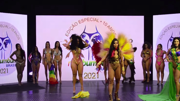 Final do Miss Bumbum teve confusão entre candidatas - Reprodução / YouTube - Reprodução / YouTube