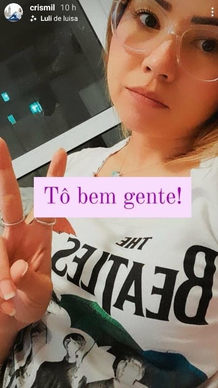 Cristina Mayumi - Reprodução/Instagram - Reprodução/Instagram