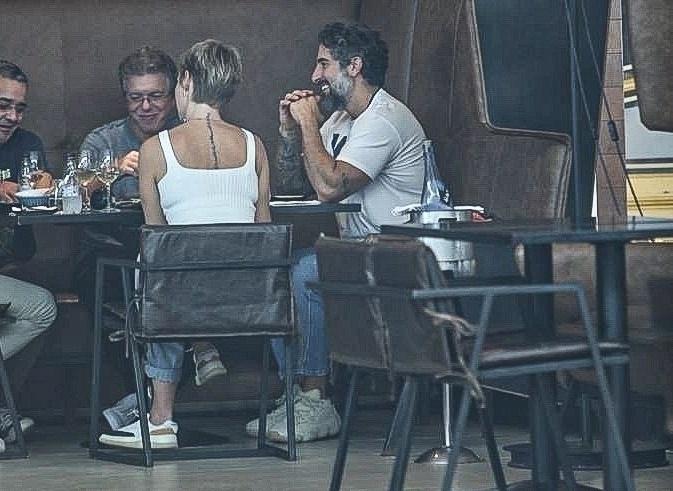 Marcos Mion almoça com Boninho - AgNews