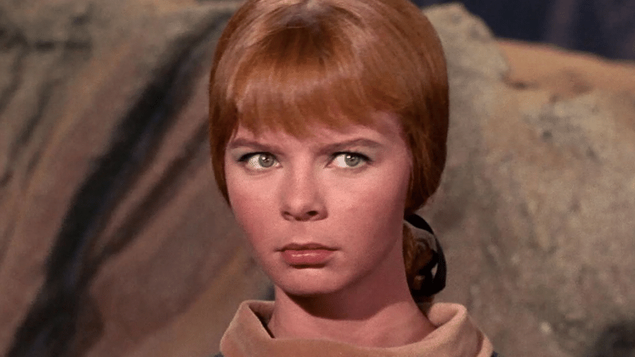 Laurel Goodwin interpretou Yeoman J.M. Colt no piloto de "Star Trek", gravado em 1965 - Reprodução