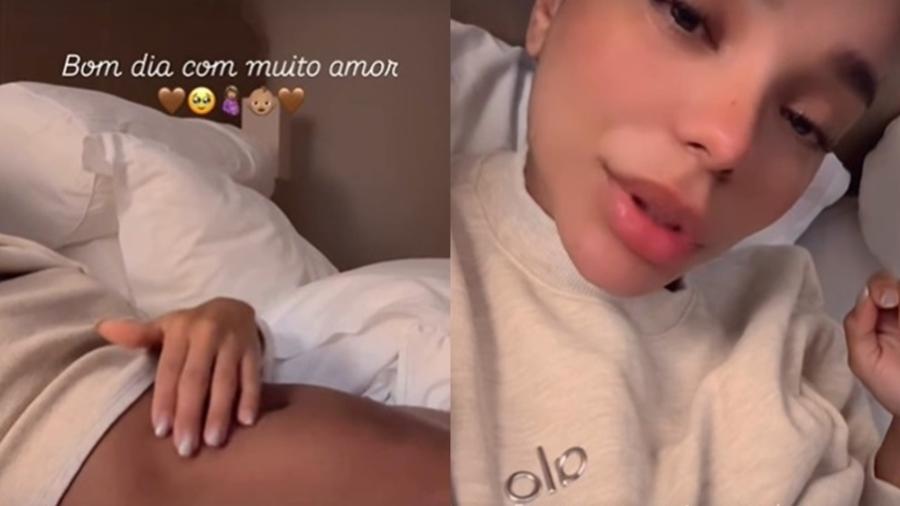 Brunna Gonçalves se emociona ao falar com bebê - Reprodução/Instagram