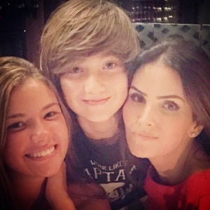 Lisandra Souto com os filhos Yasmin e Yago - Reprodução/Instagram/lisandrasouto - Reprodução/Instagram/lisandrasouto