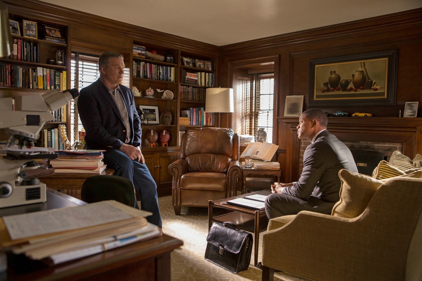 Cena do filme "Um Homem Entre Gigantes" - Divulgação