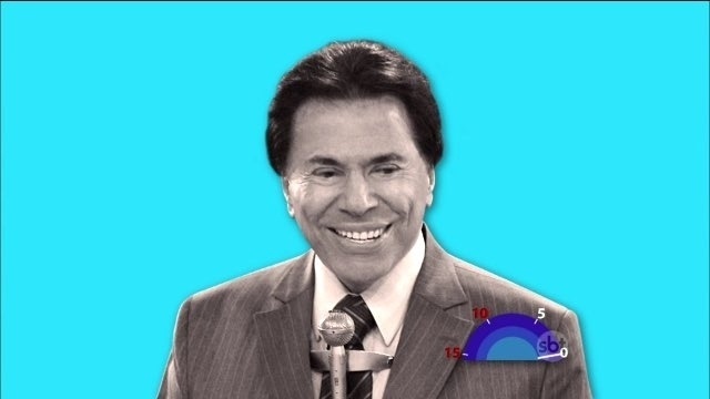 18.ago.2016 - Na releitura do quadro "Transformação", famoso no "Domingo Legal" na década de 1990, Silvio Santos substituiu a imagem de Gugu da versão original - Reprodução/SBT