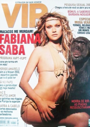 Fabiana na capa da revista VIP em 2002 - Reprodução - Reprodução