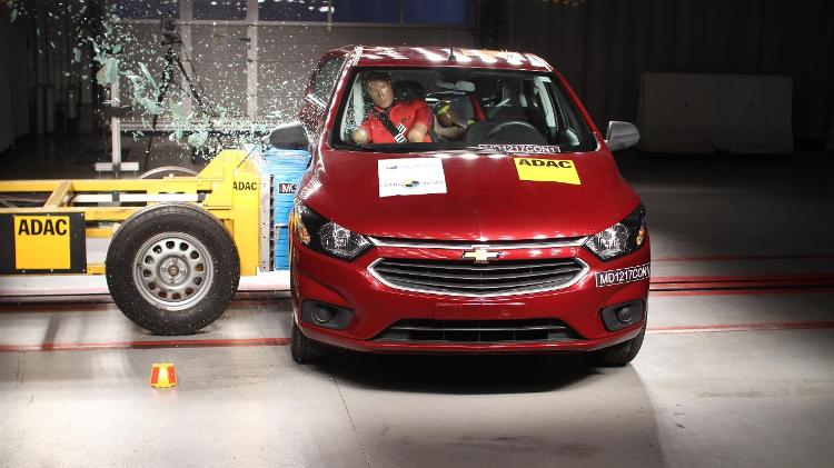 Chevrolet Onix 2017 no Latin NCAP - Divulgação - Divulgação