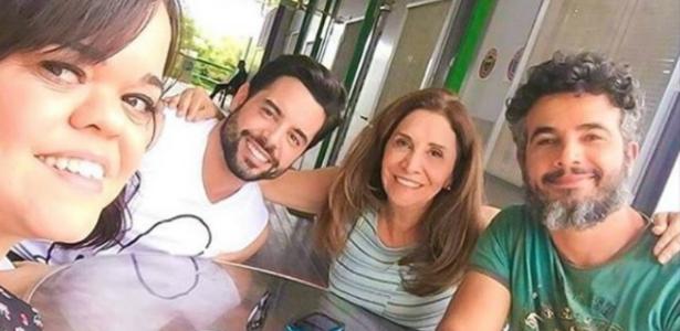 Juliana Caldas, Pedro Carvalho, Vera Mancini e Anderson Di Rizzi em "O Outro Lado do Paraíso" - Reprodução/Instagram - Reprodução/Instagram