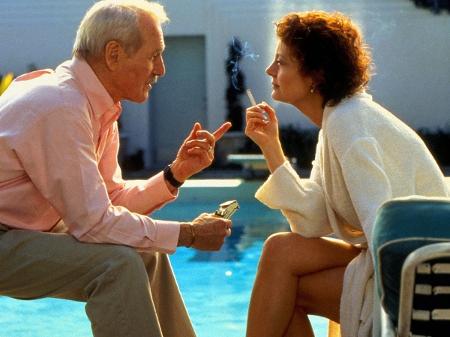 Paul Newman e Susan Sarandon em cena do filme "Fugindo do Passado" - Reprodução