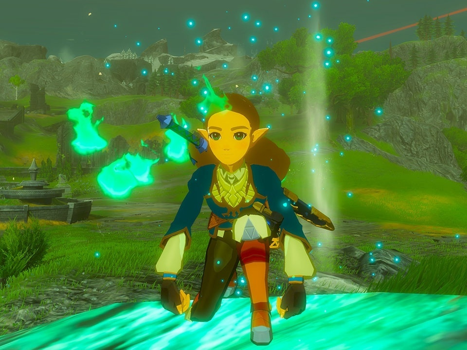 The Legend of Zelda Breath of the Wild Nintendo Wii U - Mídia Física Usado