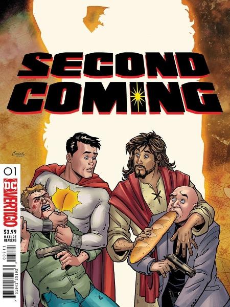 Capa de "Second Coming" com Sun-Man e Jesus - Reprodução