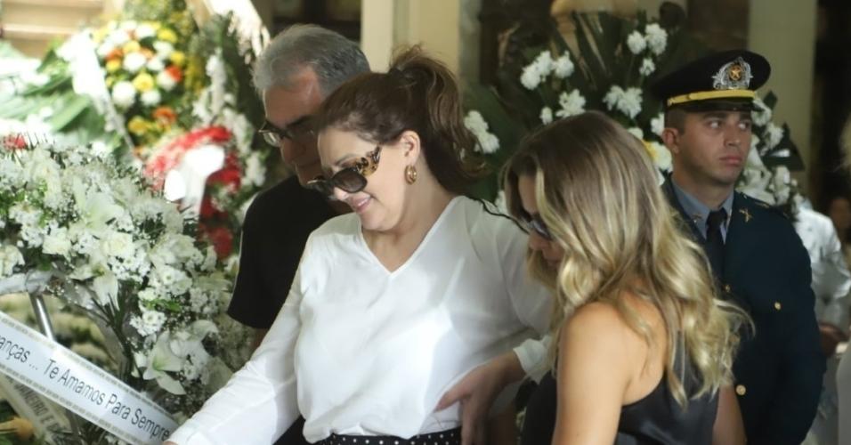 Ao lado de Bianca Rinaldi, Sonia Lima se despede de Wagner Montes - Daniel Pinheiro/AgNews