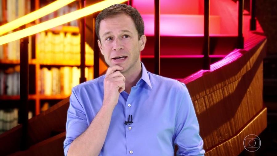 Tiago Leifert conversa com o público antes da prova do líder, mas não fala nada sobre o paredão de terça - Reprodução/TvGlobo