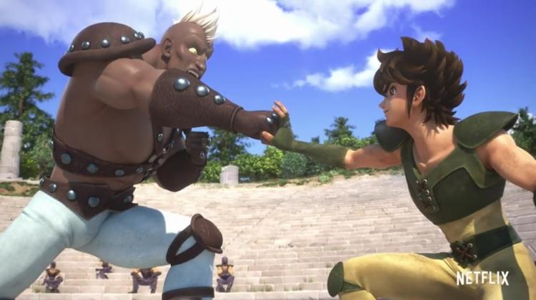 Cássius e Seiya se enfrentam em Os Cavaleiros do Zodíaco, anime da Netflix - Reprodução/Netflix - Reprodução/Netflix