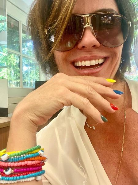 Giovanna Antonelli exibe unhas coloridas - Reprodução/Instagram