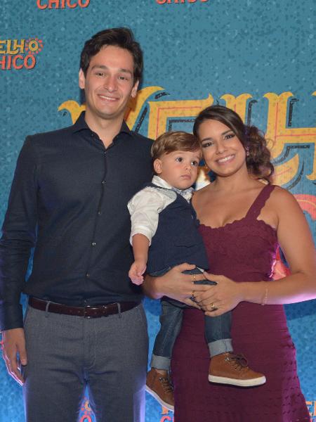 Bruno Luperi e família nos tempos de "Velho Chico" - TV Globo