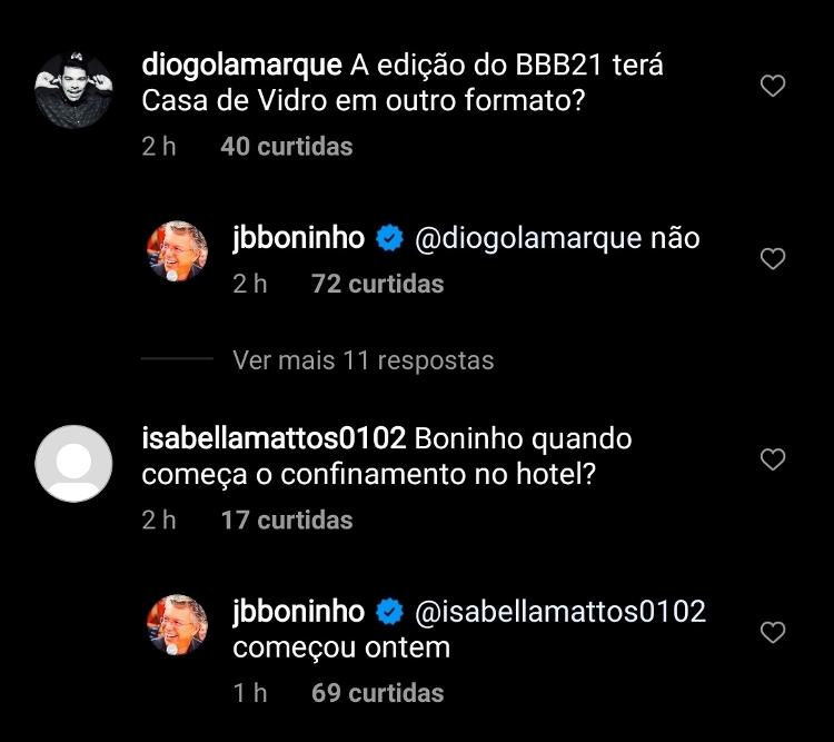 Print Boninho - Reprodução - Reprodução