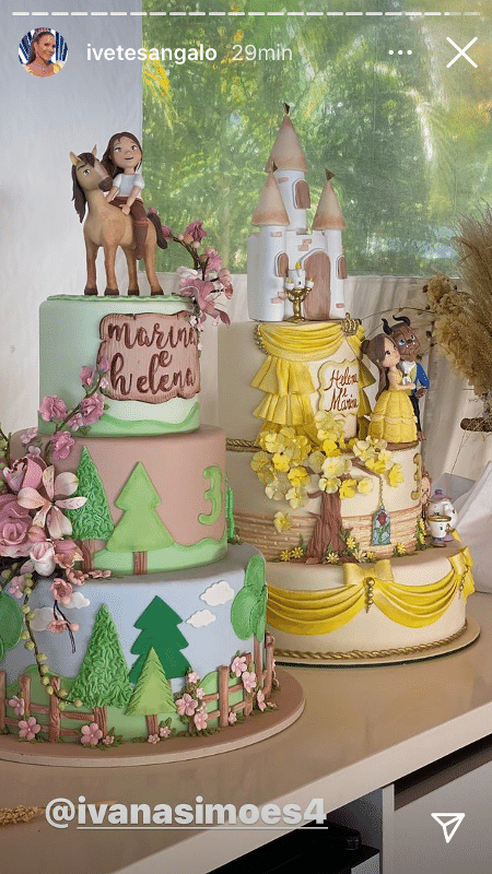 Ivete Sangalo mostrou a decoração de aniversário das gêmeas no Instagram Stories - Reprodução/Instagram - Reprodução/Instagram