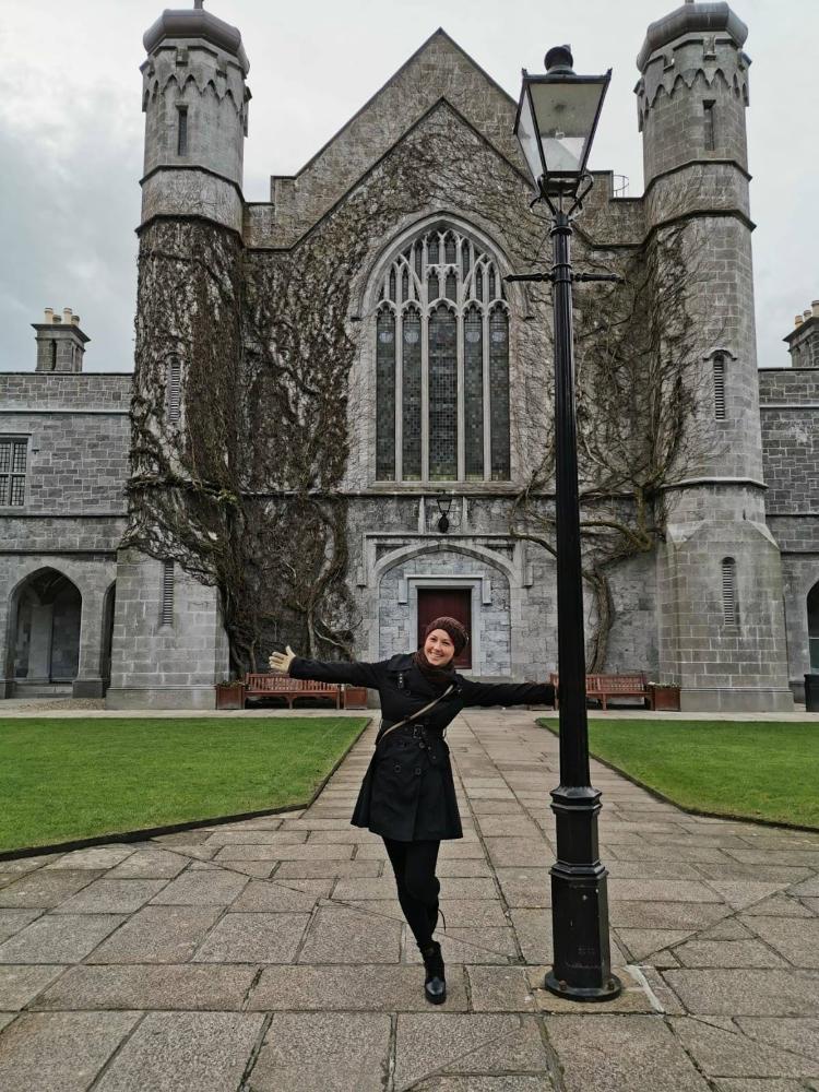 Jessica à l'Université nationale d'Irlande, Galway - Archives personnelles - Archives personnelles