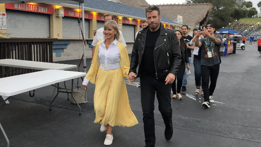Olivia Newton-John e John Travolta reviveram papéis de Sandy e Danny em 2019 - Reprodução/Instagram