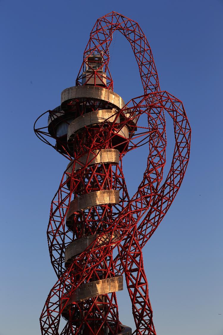 LONDON, ENGLAND - JULY 23: The ArcelorMittal Orbit tower is pictured in Olympic Park during previews ahead of the London Olympic Games on July 23, 2012 in London, England.  (Photo by Phil Walter/Getty Images) - Phil Walter/Getty Images - Phil Walter/Getty Images