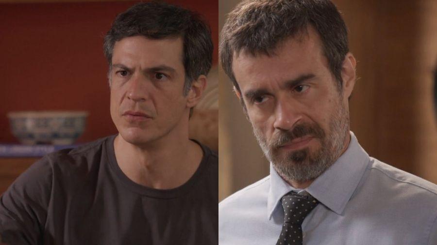 Jonas (Mateus Solano) e Danilo (Erom Cordeiro) em 'Elas por Elas'