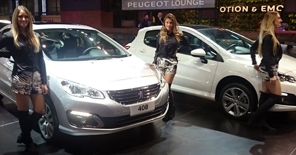 Peugeot 308 e 408 no Salão de Buenos Aires 2015 - Murilo Góes/UOL