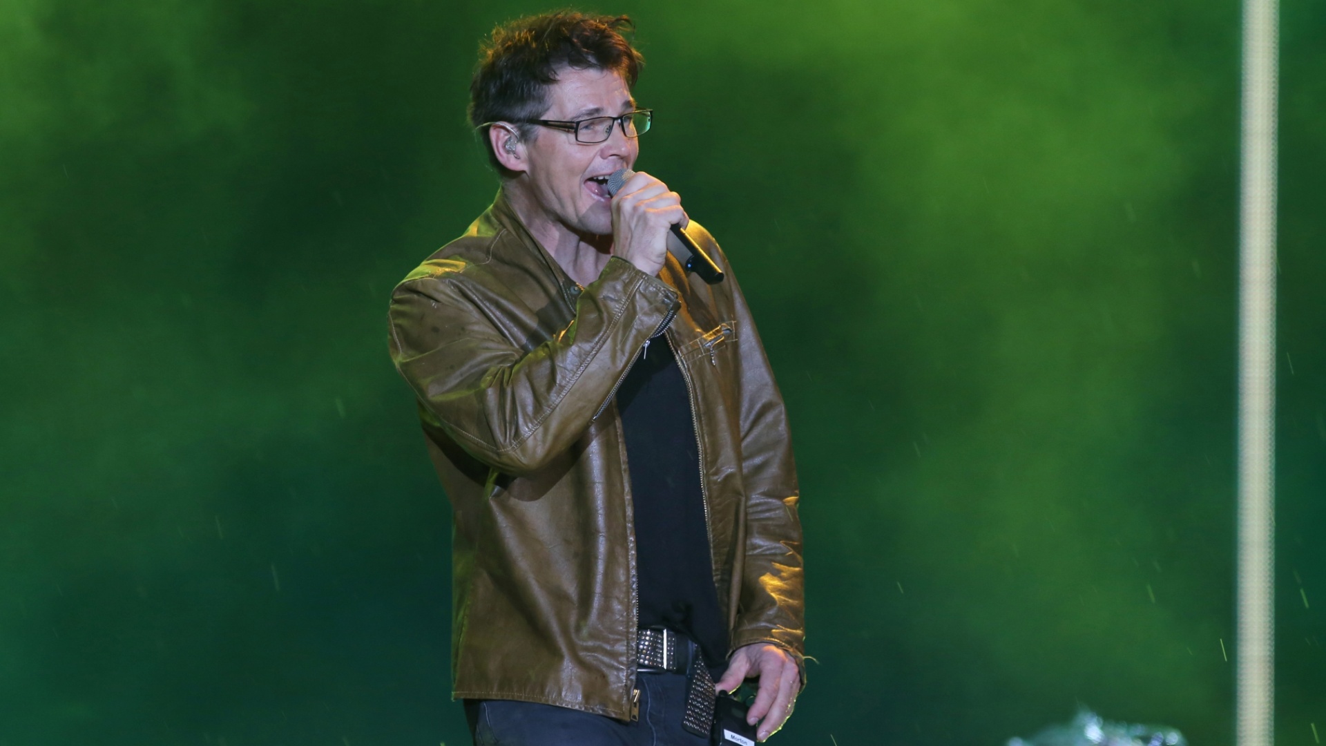 27.set.2015 - A banda norueguesa A-ha se apresenta no palco Mundo no último dia do Rock in Rio 2015 - Fernando Maia/UOL