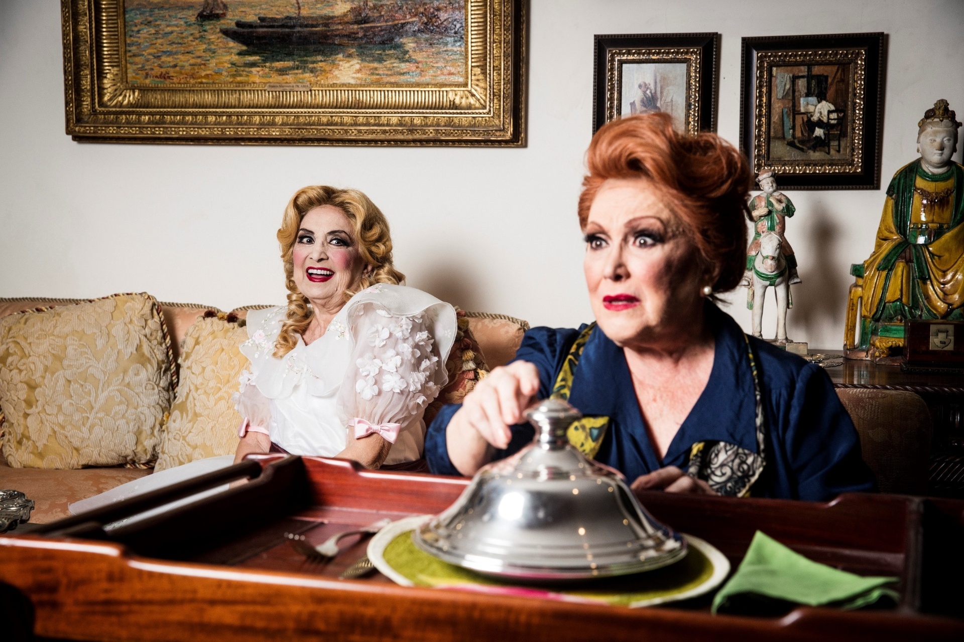 Eva Wilma e Nicette Bruno em cena do espetáculo "O Que Terá Acontecido a Baby Jane?" - Daryan Dornelles/Divulgação