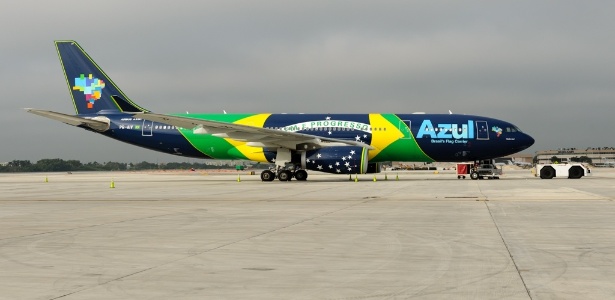 A Azul é uma das empresas que adota o ícone de segurança em seus aviões - Alex Feldstein/Creative Commons - Alex Feldstein/Creative Commons