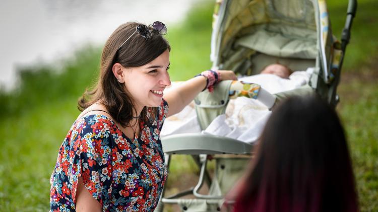 Keyla (Gabriela Medvedovski) em cena de "Malhação" gravada no Ibirapuera - Ramon Vasconcelos/Globo/Divulgação - Ramon Vasconcelos/Globo/Divulgação