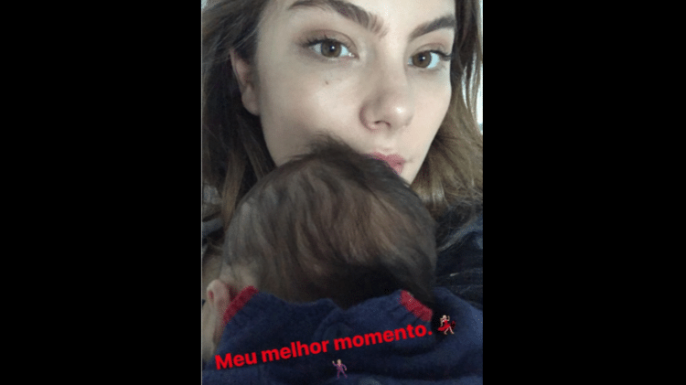 Atriz Bruna Hamú com seu filho - Reprodução / Instagram - Reprodução / Instagram