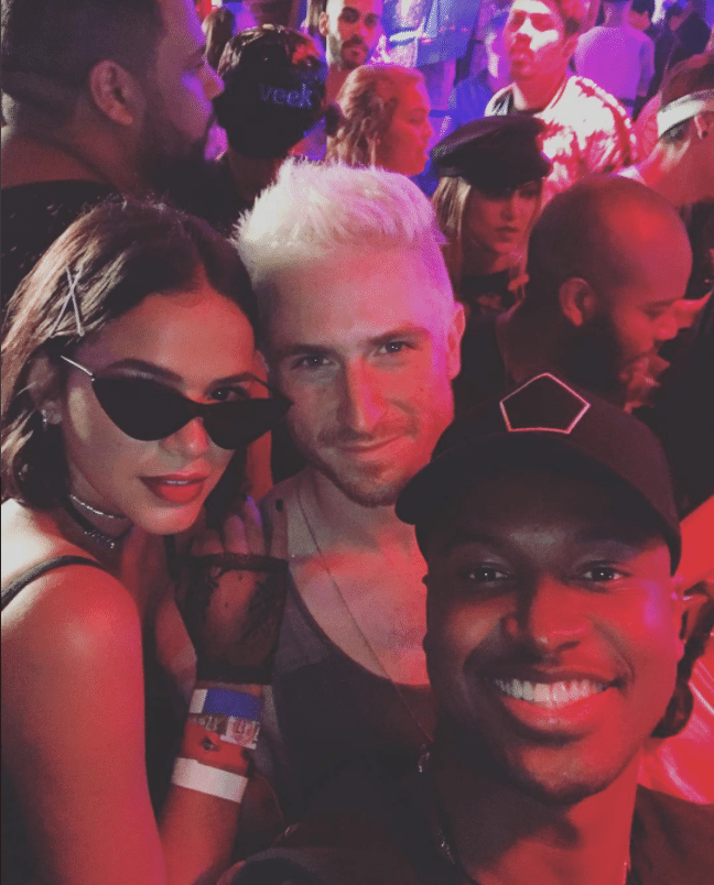 Bruna Marquezine e Thiaguinho com Nicholas Petricca - Reprodução/Instagram/thbarbosa