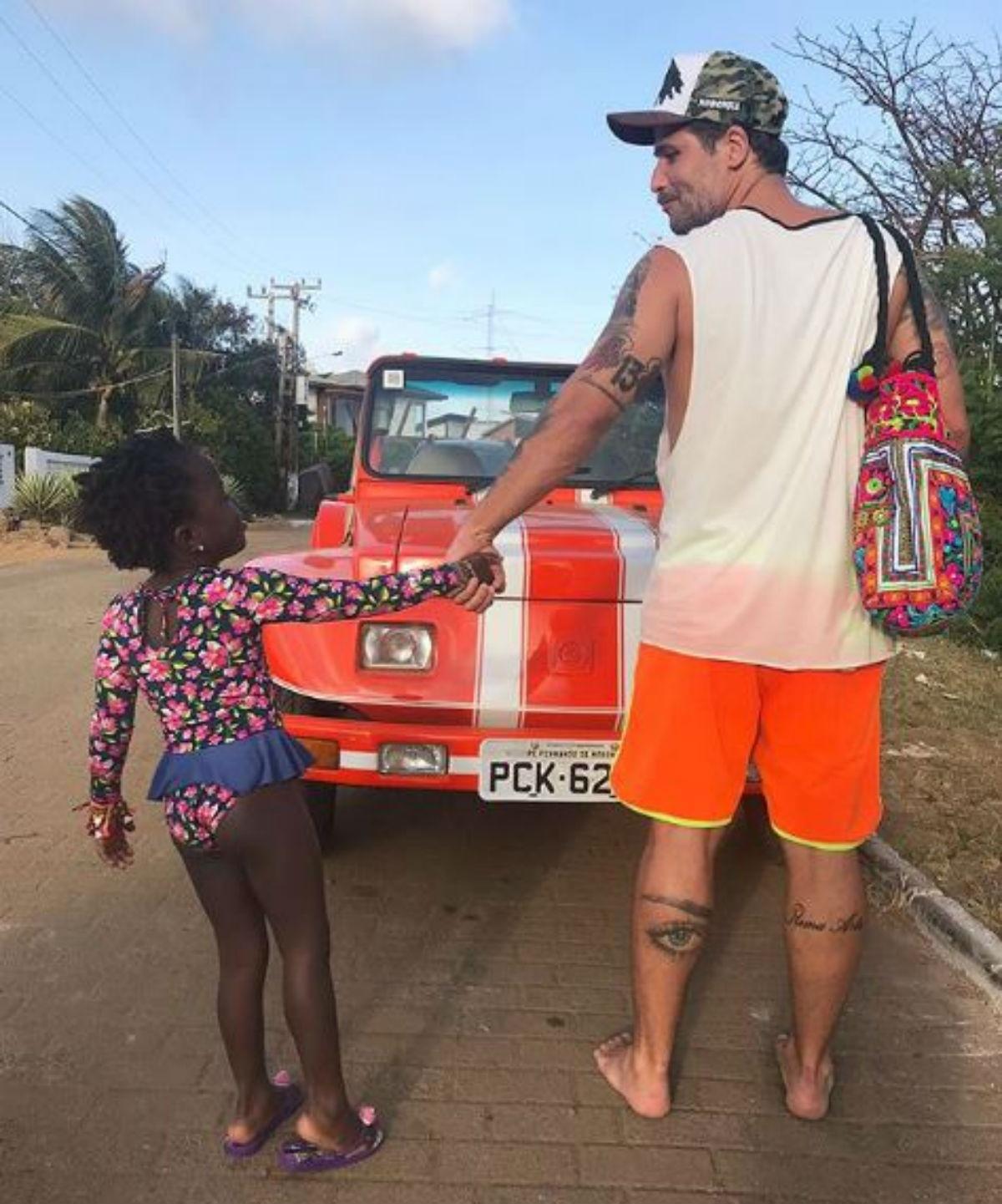 Dia dos Pais: Bruno Gagliasso e Titi - Instagram/gio_ewbank