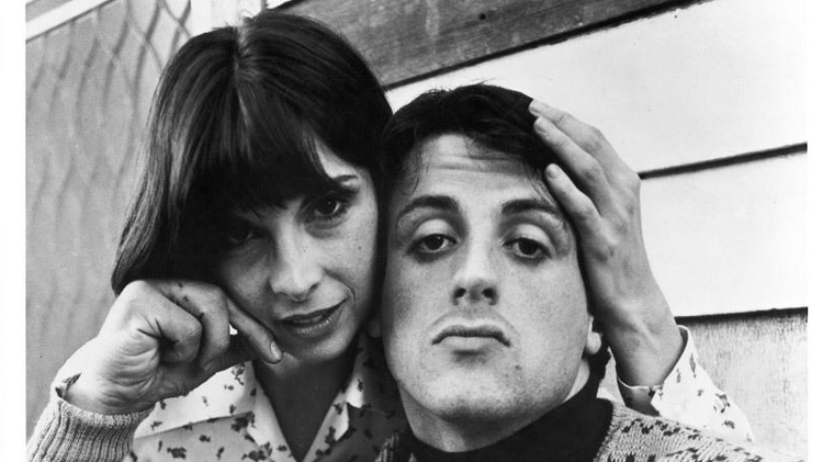 Sylvester Stallone e Talia Shire em "Rocky, um Lutador" (1976) - Reprodução - Reprodução