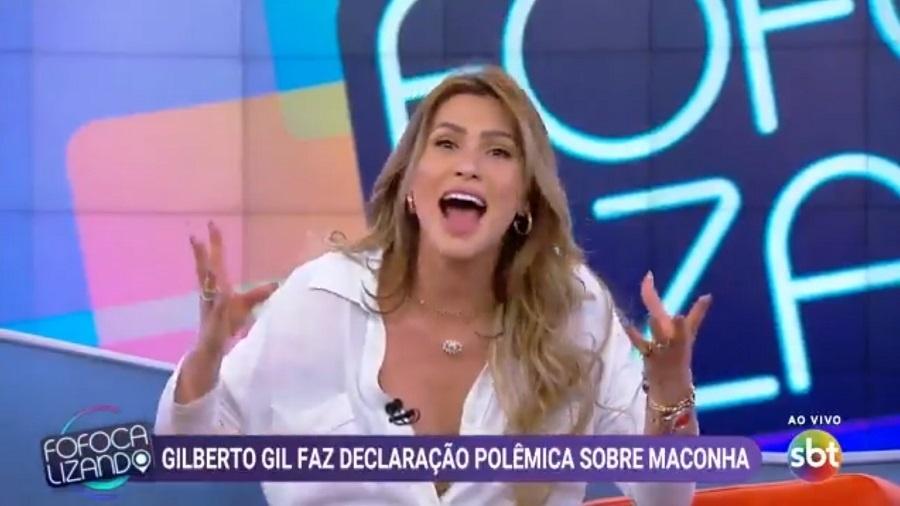Lívia Andrade fala sobre maconha no Fofocalizando - Reprodução/SBT