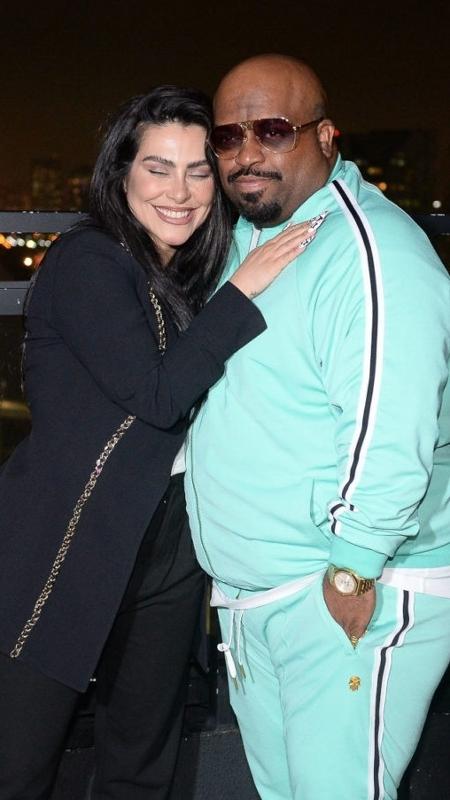 Cleo e CeeLo Green se encontram em São Paulo - Francisco Cepeda/AgNews - Francisco Cepeda/AgNews