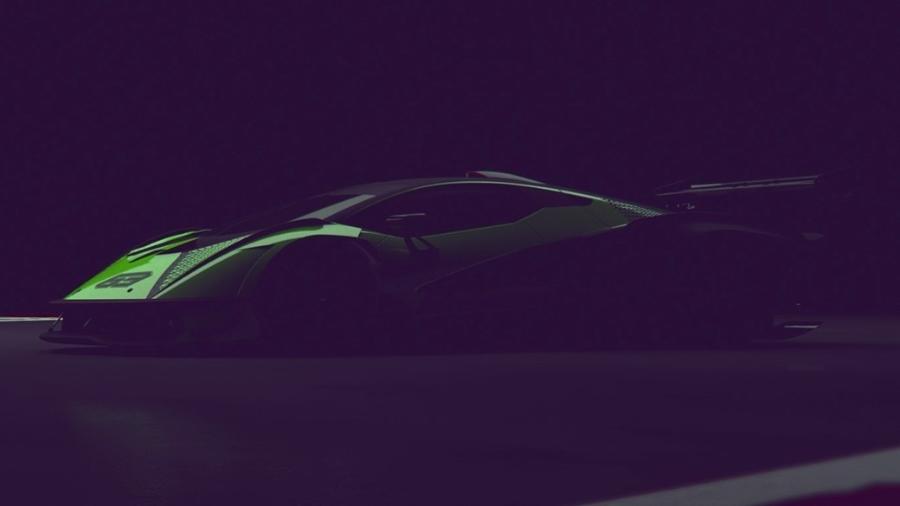 Lamborghini lança teaser de novo hipercarro com motor V12 - Divulgação