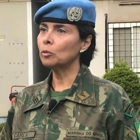 A comandante Carla Monteiro de Castro Araújo serve nas Forças de Paz da República Centro-Africana - ONU