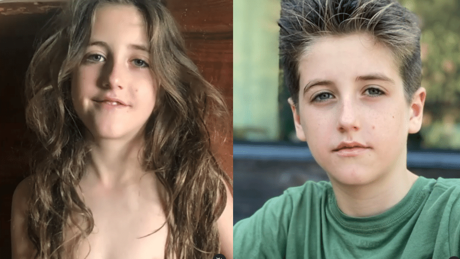 Alicia Silverstone compartilhou antes e depois do filho Bear, de 9 anos - Reprodução/Instagram/@aliciasilverstone