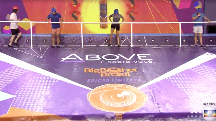 BBB 21: Os quatro finalistas da prova do líder - Reprodução/Globoplay - Reprodução/Globoplay