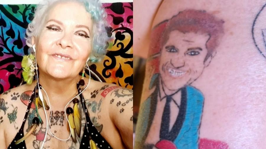 Aurea Catharina, participante do "The Voice+", faz tatuagem em homenagem ao cantor Daniel - Reprodução/Instagram