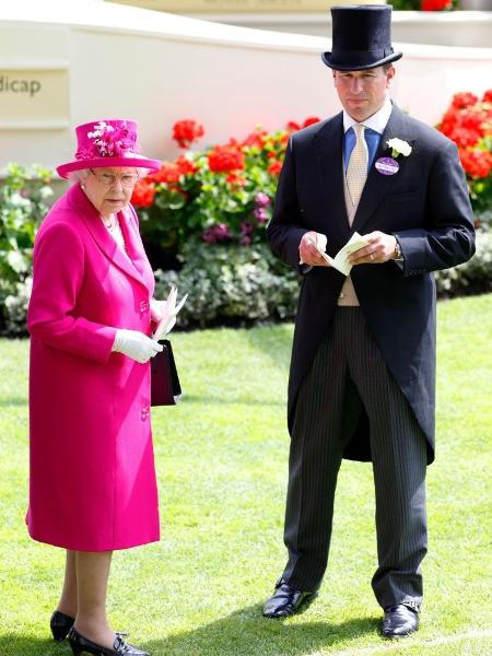 Rainha Elizabeth II e seu neto, Peter Phillips - Getty Images