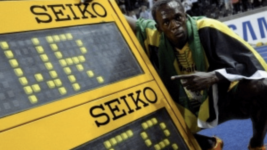 Usain Bolt recorde mundial 9,58 segundos 2019