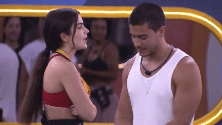BBB 22: Jade Picon diz que Arthur Aguiar não irá para o paredão por indicação dela - Reprodução/Globoplay - Reprodução/Globoplay