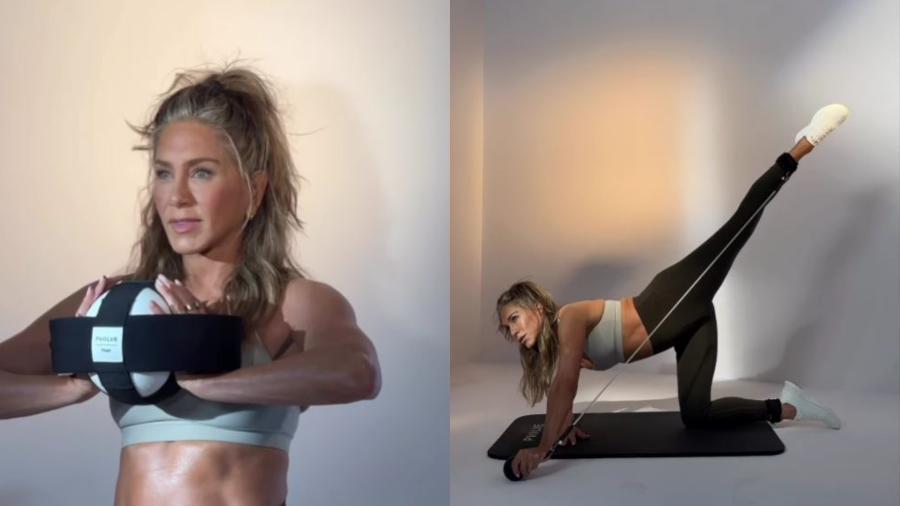 Jennifer Aniston exibe treino e impressiona com flexibilidade aos 54 anos - Reprodução/Instagram