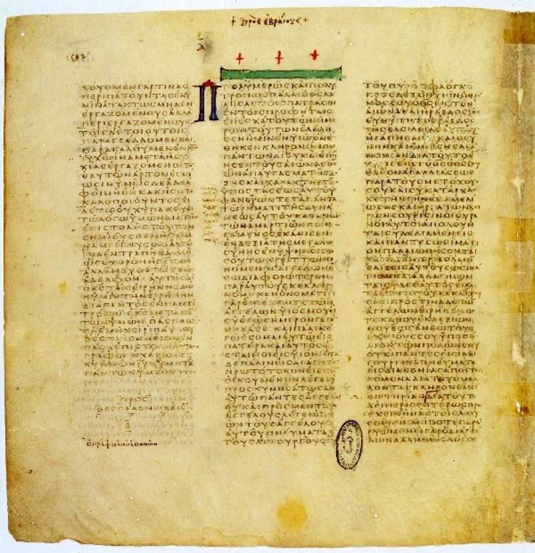 Página do Codex Vaticanus 