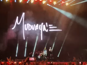 Caras pintadas e Brasil na careca: Mudvayne faz show enérgico no Knotfest