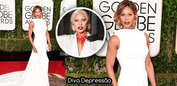 Diva Laverne Cox - Montagem/Diva Depressão - Montagem/Diva Depressão